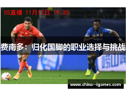 费南多：归化国脚的职业选择与挑战